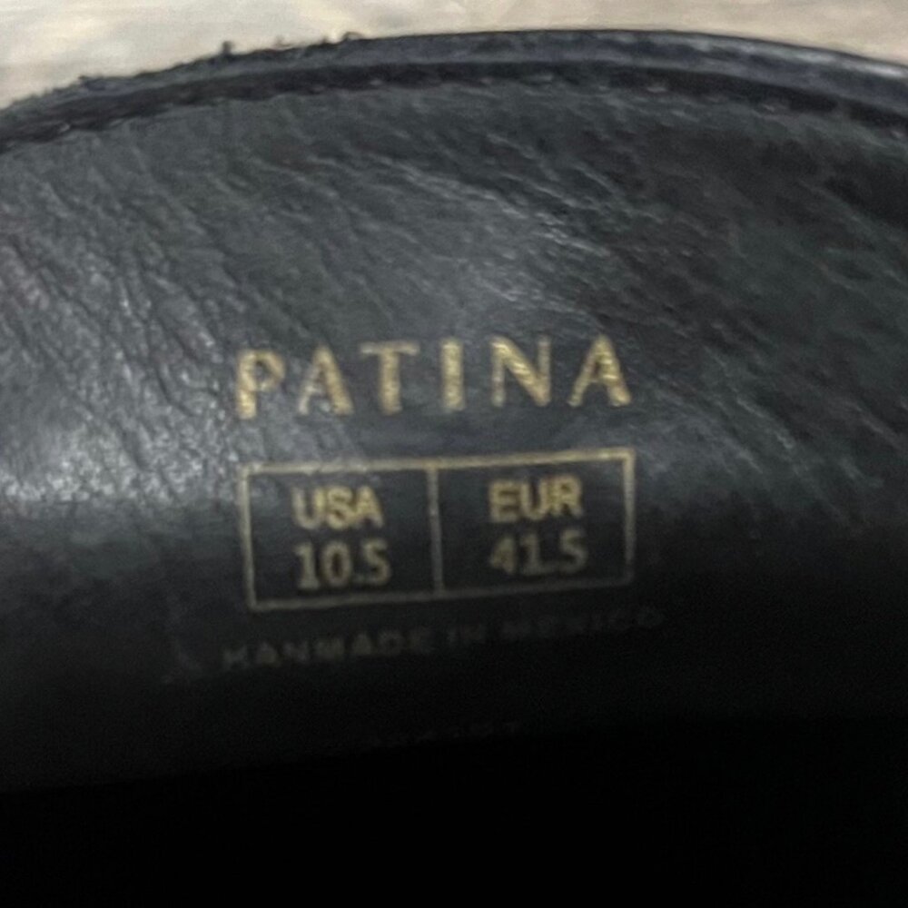 Leather Chunky Penny Loafers - Black - Picture 6 of 14